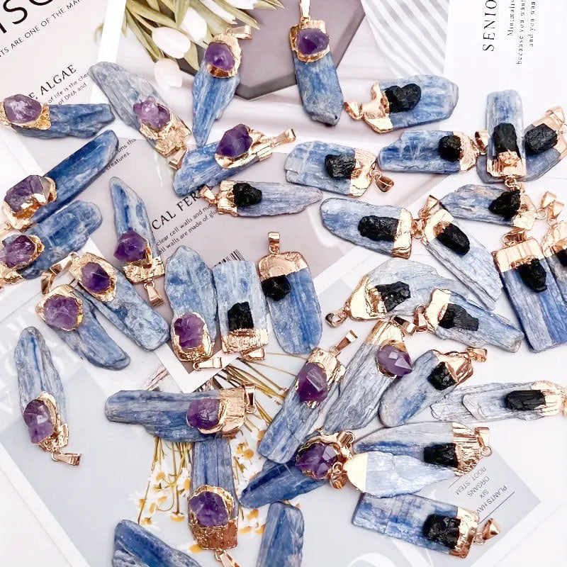 crystal stone necklace
