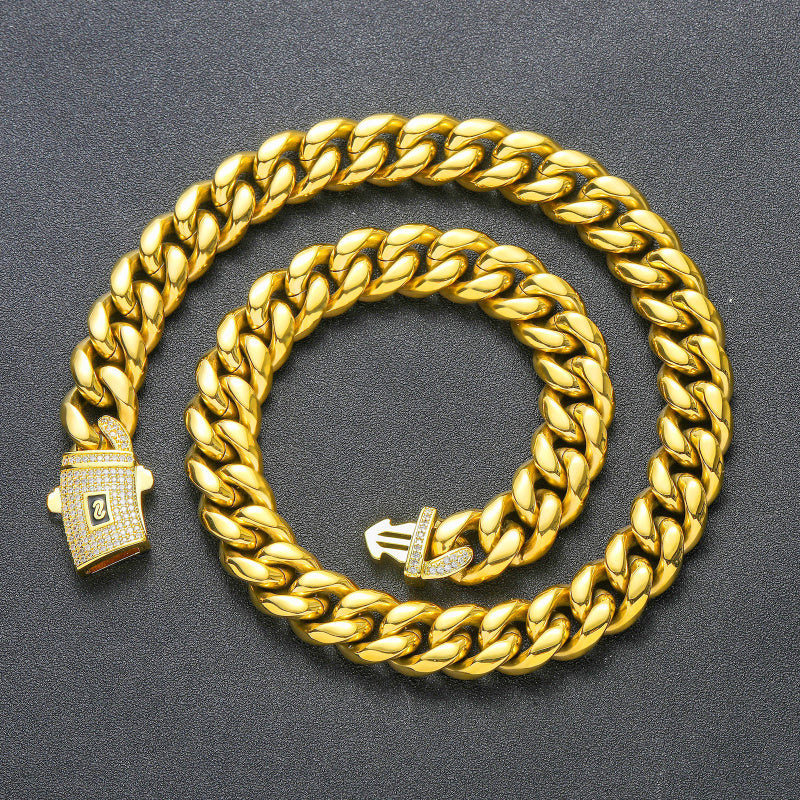 cuban link bracelet stainless steel