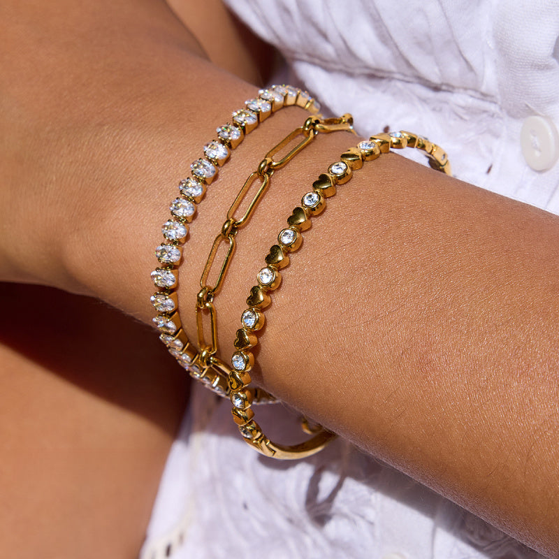 cubic zirconia bracelets