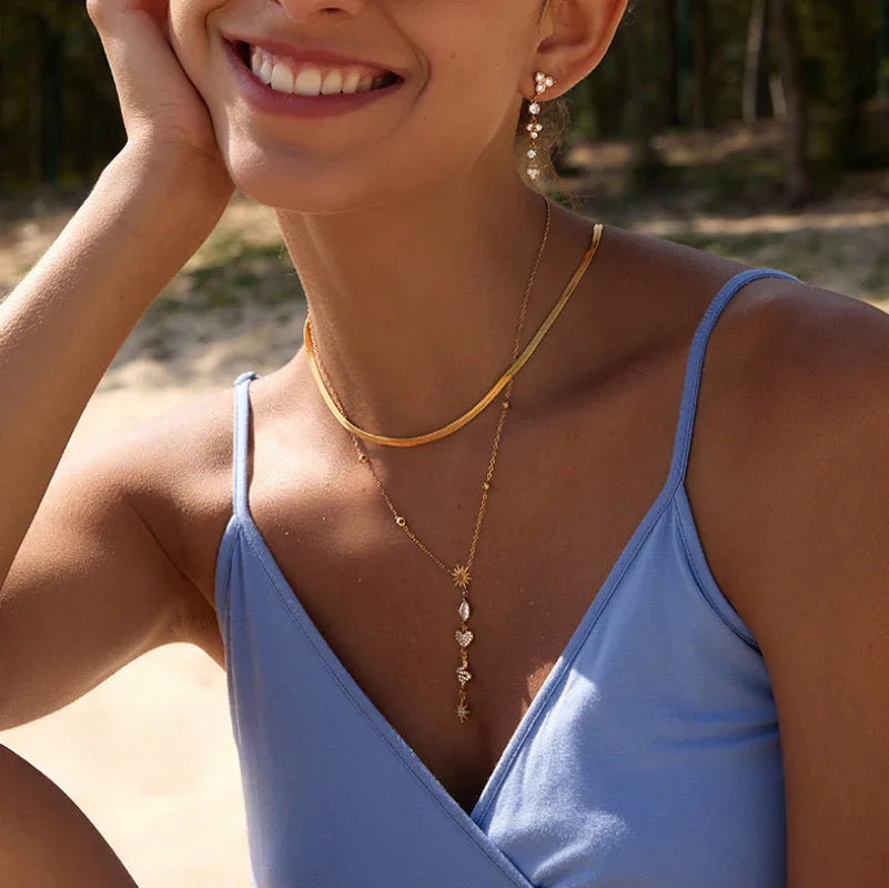 cubic zirconia chains