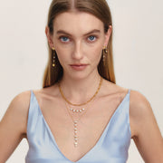 cubic zirconia diamond necklace