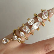 cubic zirconia rings that look real