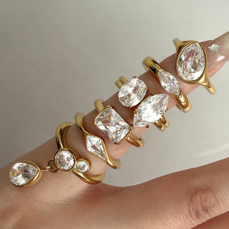 cubic zirconia rings that look real