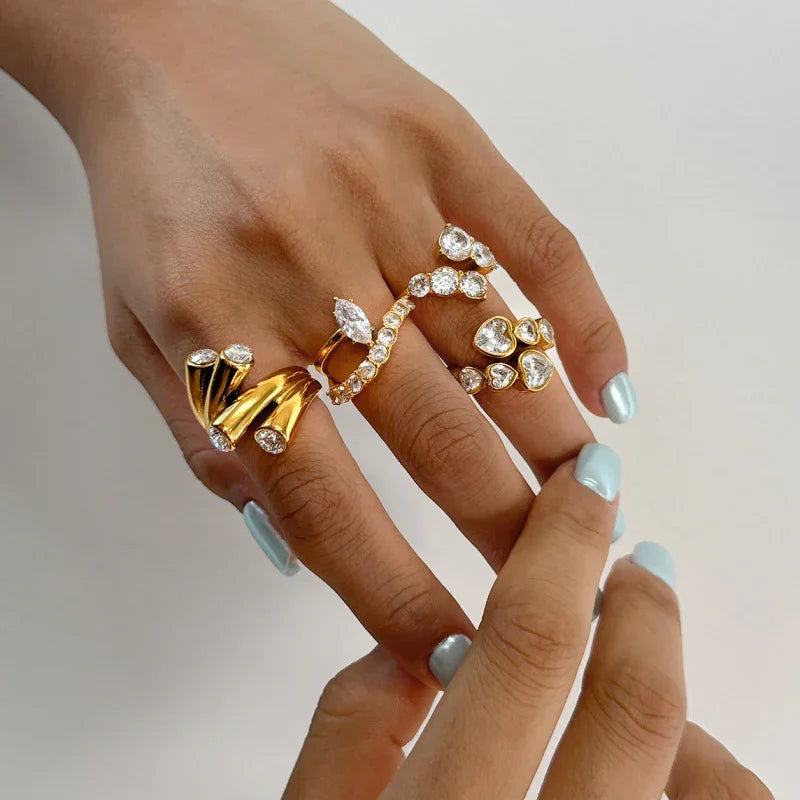 cubic zirconia travel ring