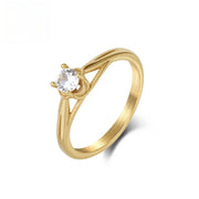 cubic zirconia women's rings