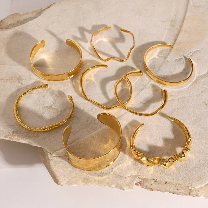 cuff bangles gold