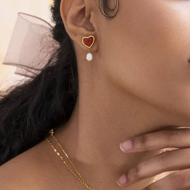 cute valentines earrings