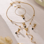 cz bridal jewelry sets
