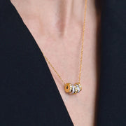 cz diamond pendant
