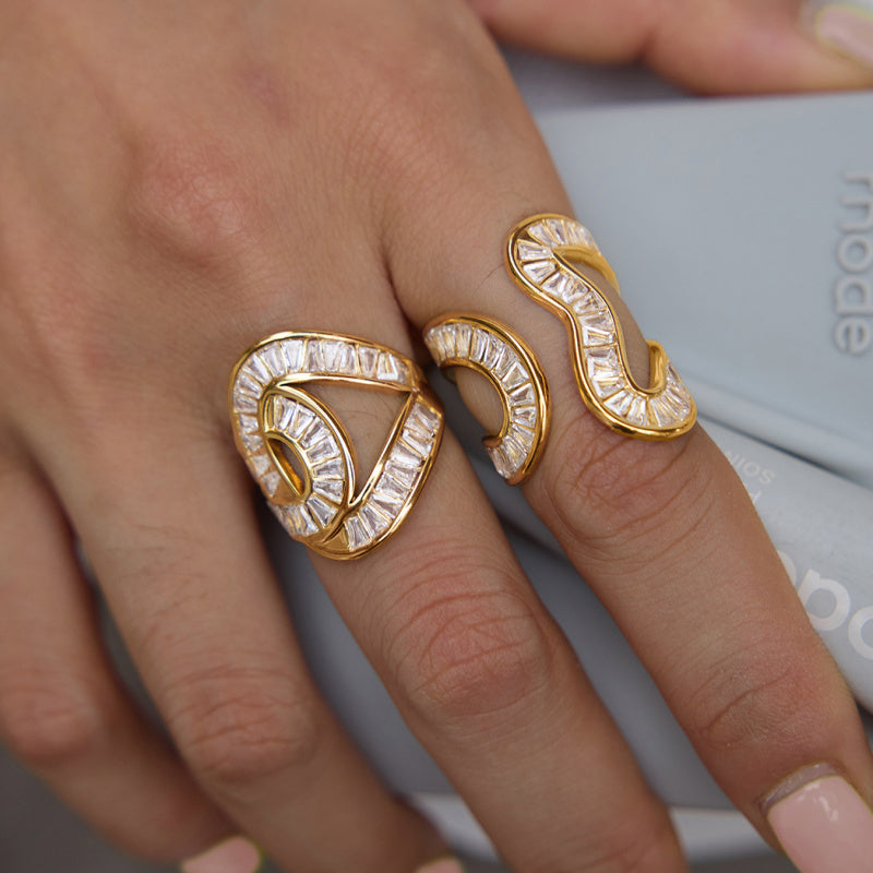 cz diamond ring