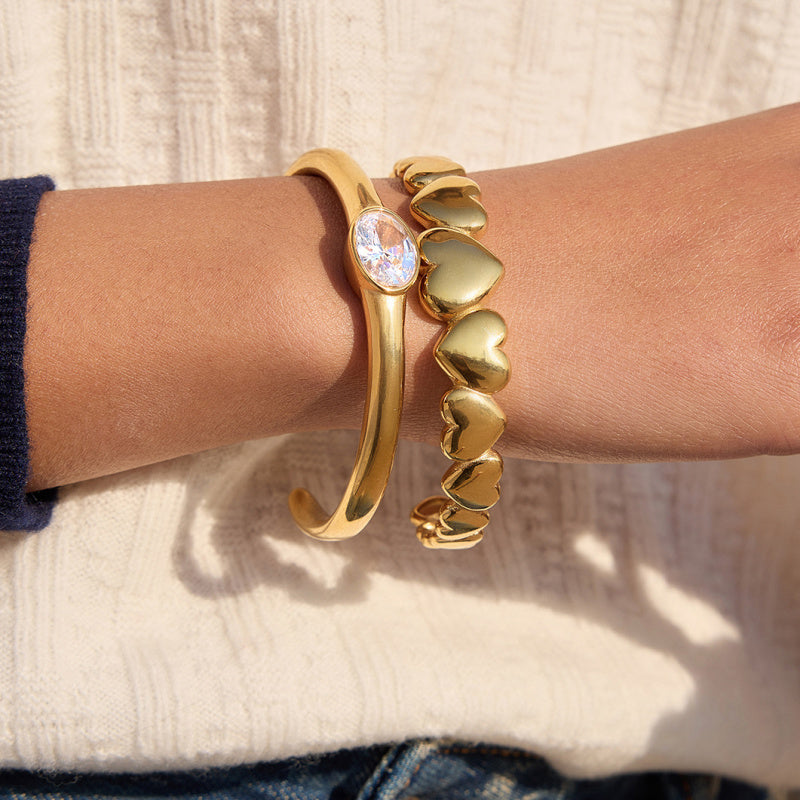 cz gold bracelets