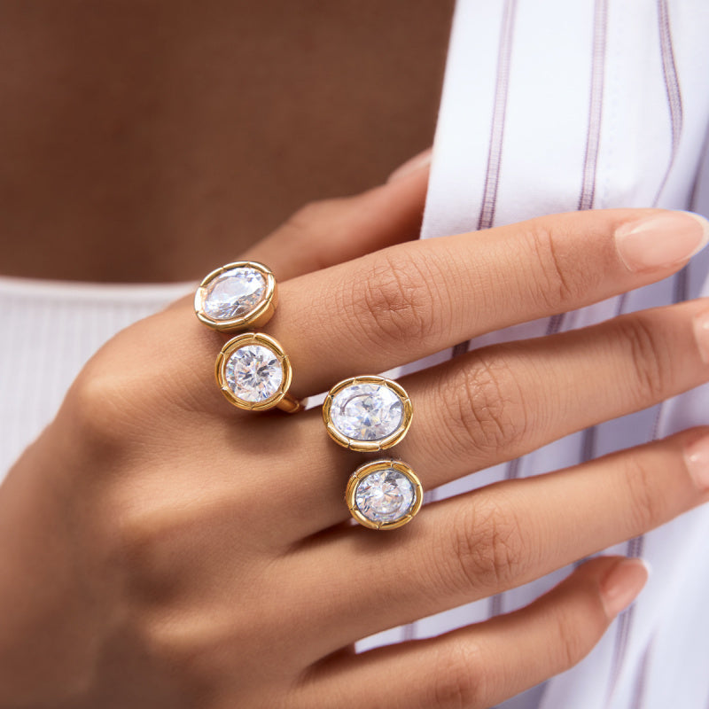 cz rings that look real