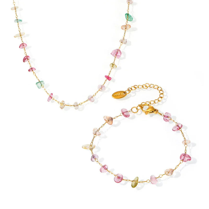 stainless steel jewelry set for women