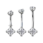 dainty belly button rings