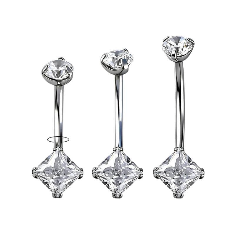 dainty belly button rings