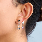 dainty earrings silver