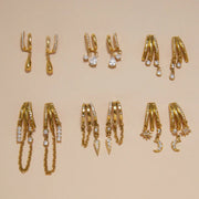 dangle earrings.