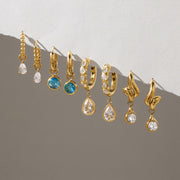 dangle rhinestone earrings
