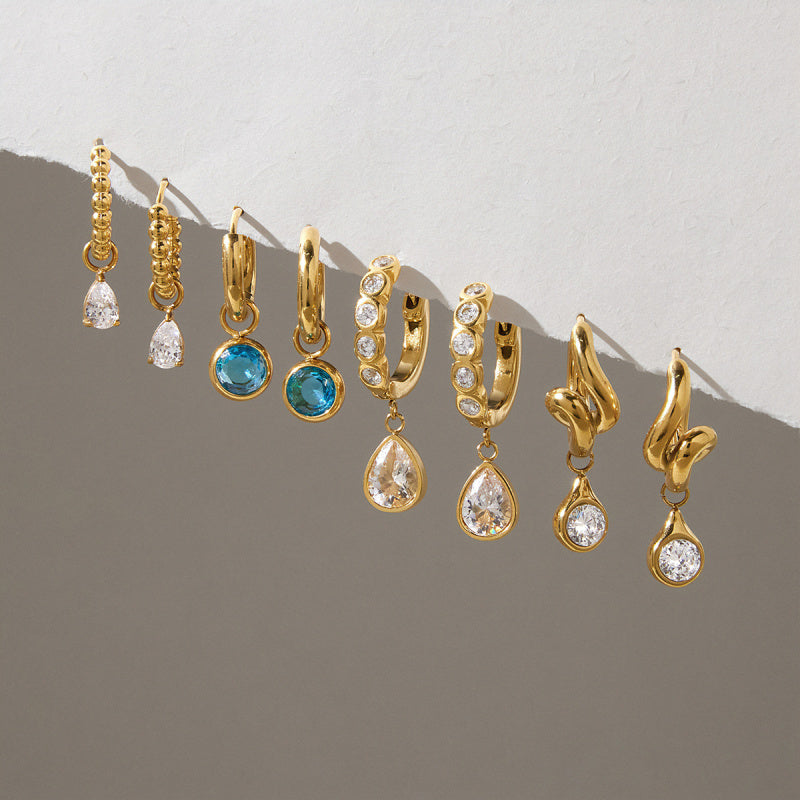 dangle rhinestone earrings