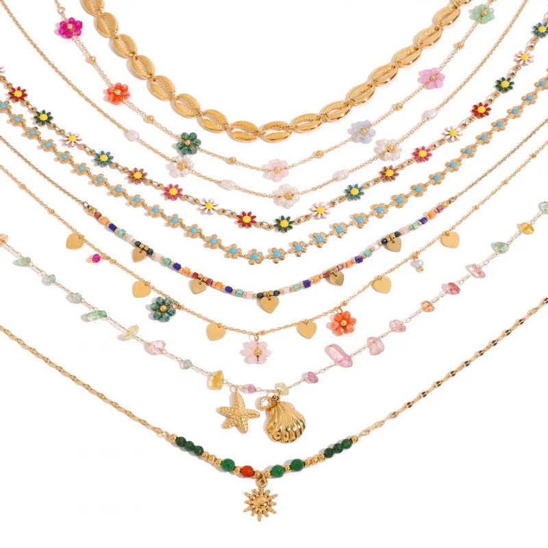 boho necklaces for women