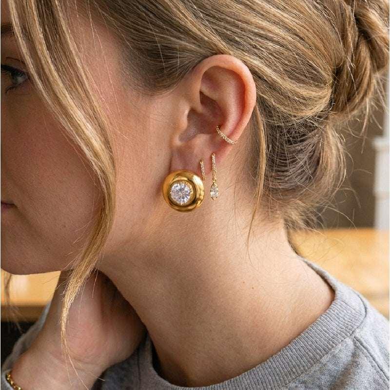 designer stud earrings