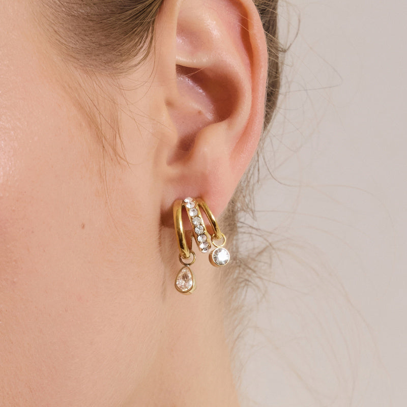 diamond stud earrings women