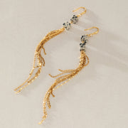 drop earrings gemstones