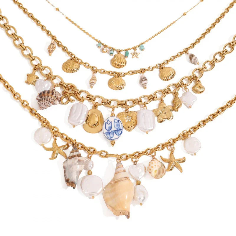 shell necklaces for women
