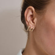 earring simple stainless steel