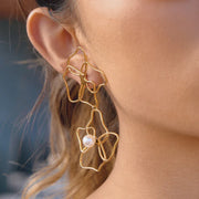 earrings steel of fashion