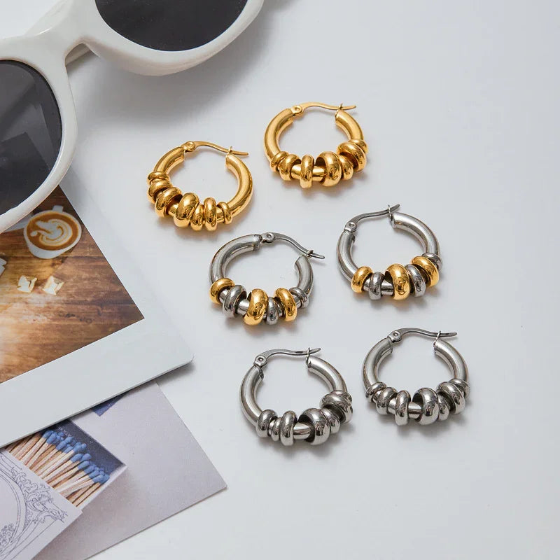 earrings with hoop