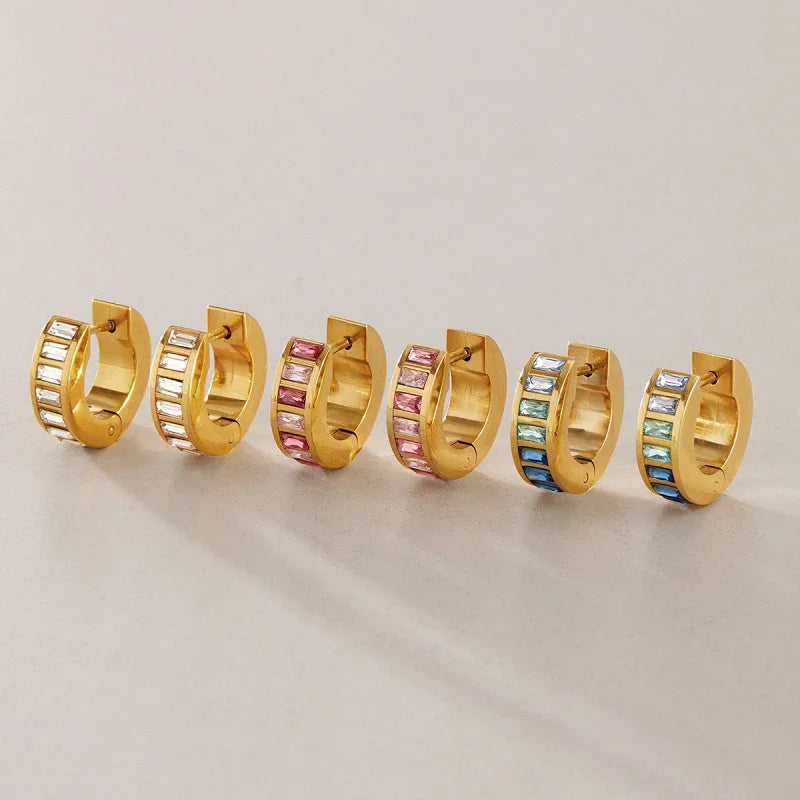 earrings women with rhinestone