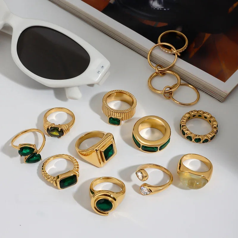 emerald rings for women