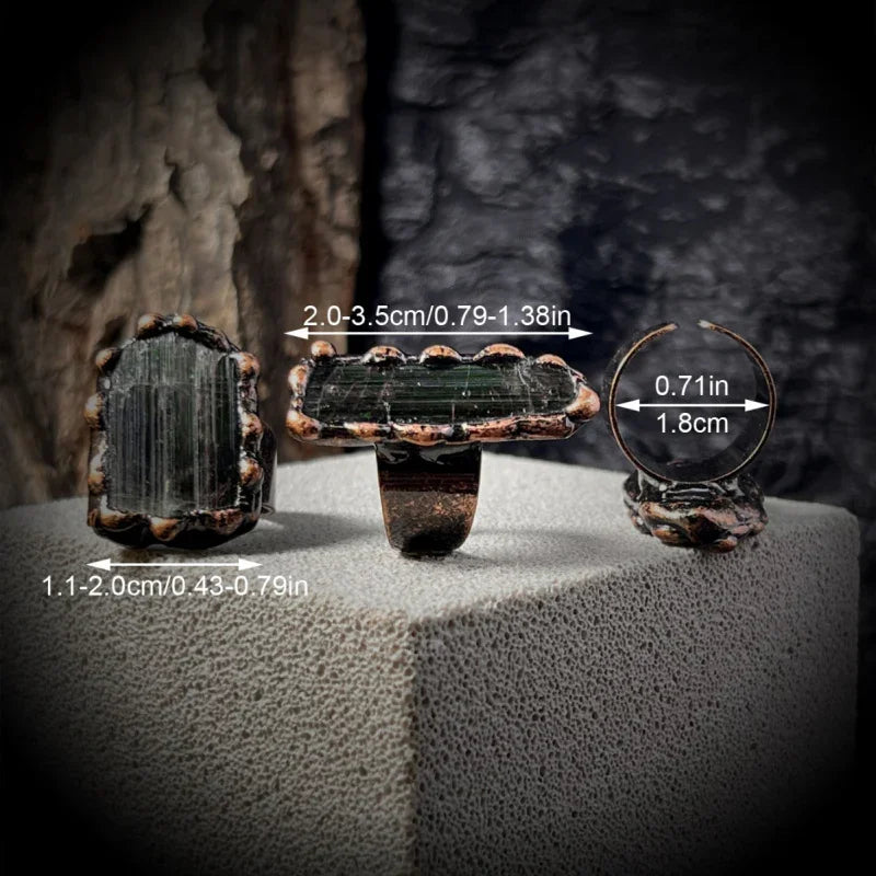 engagement crystal rings