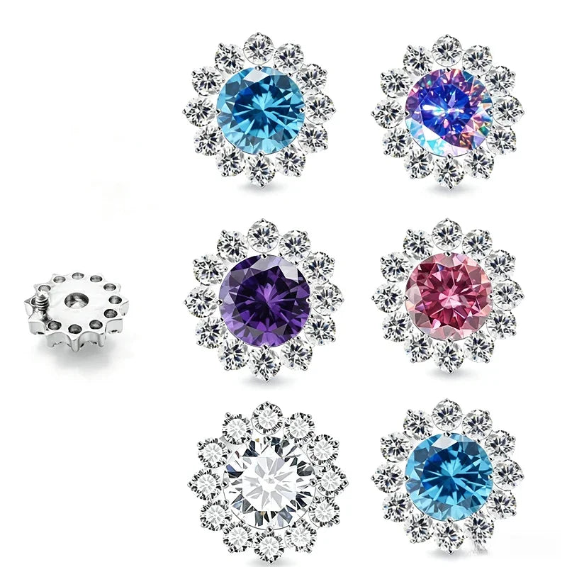 face dermal piercing jewelry