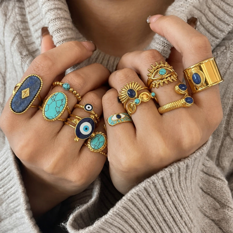fashion gemstone rings