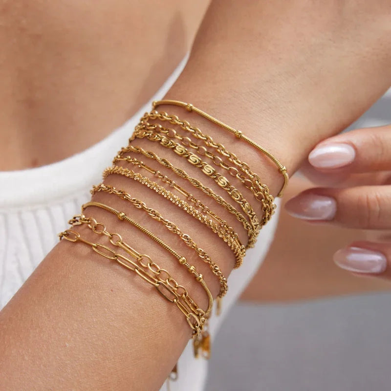 female bracelet gold