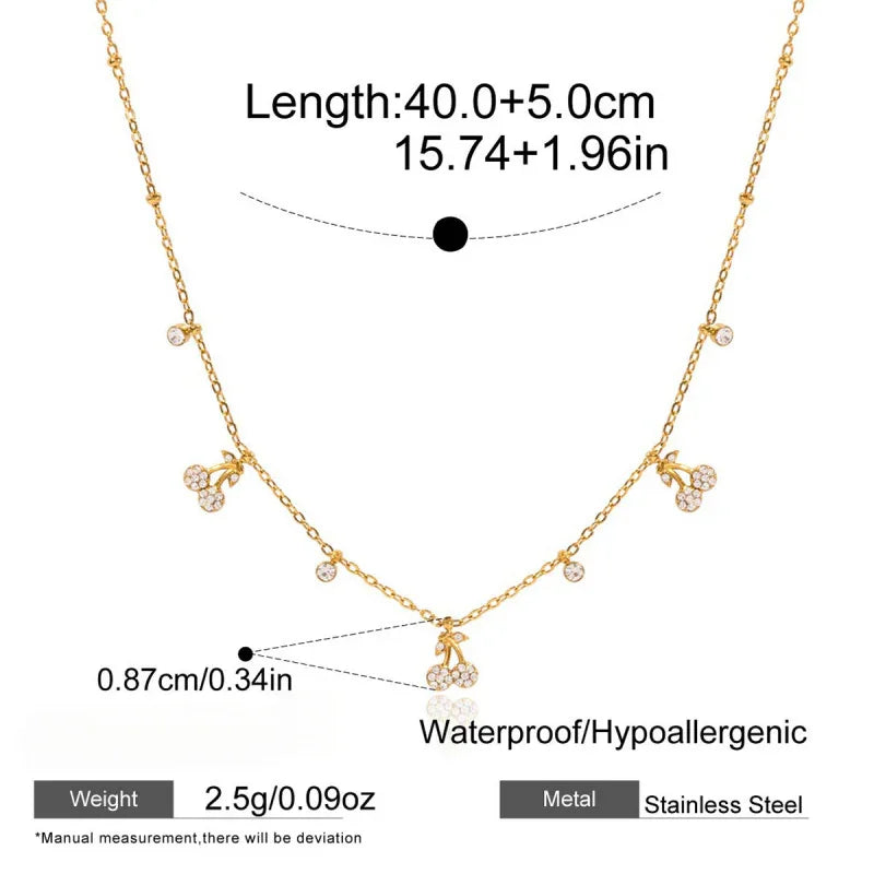 zircon jewelry necklace