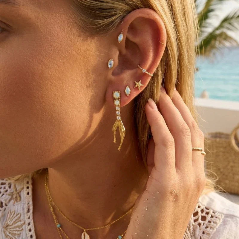 fish stud earrings