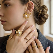 floral bridal jewelry