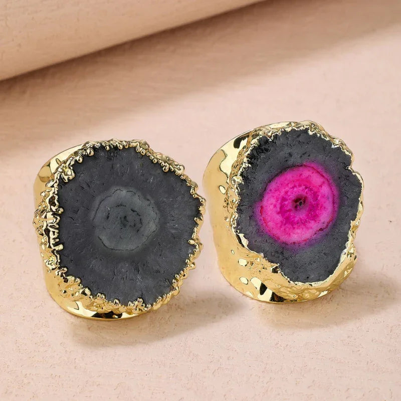 flower ring gemstone