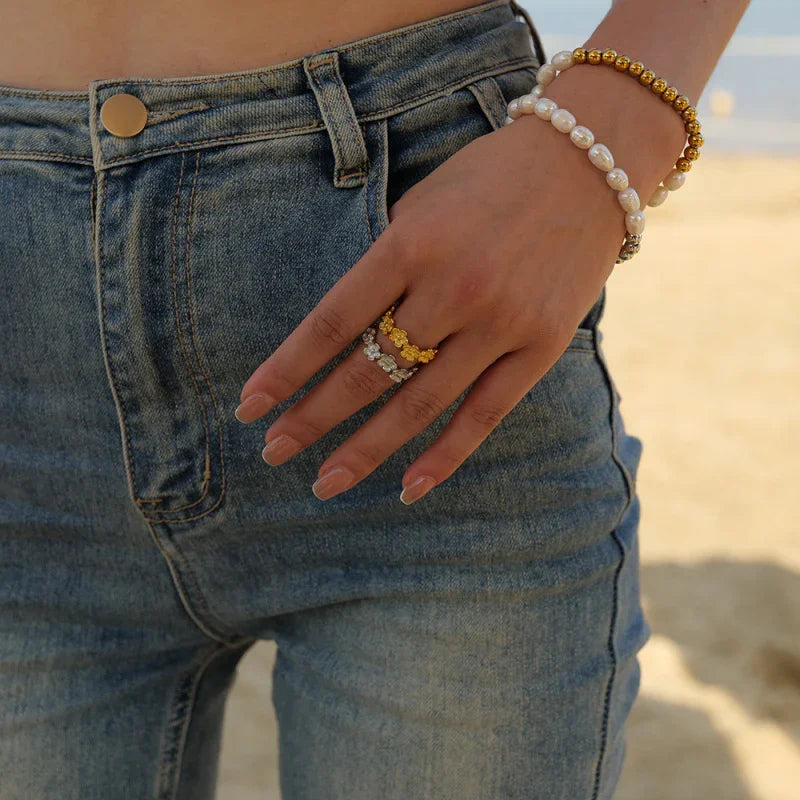 flower rings jewelry