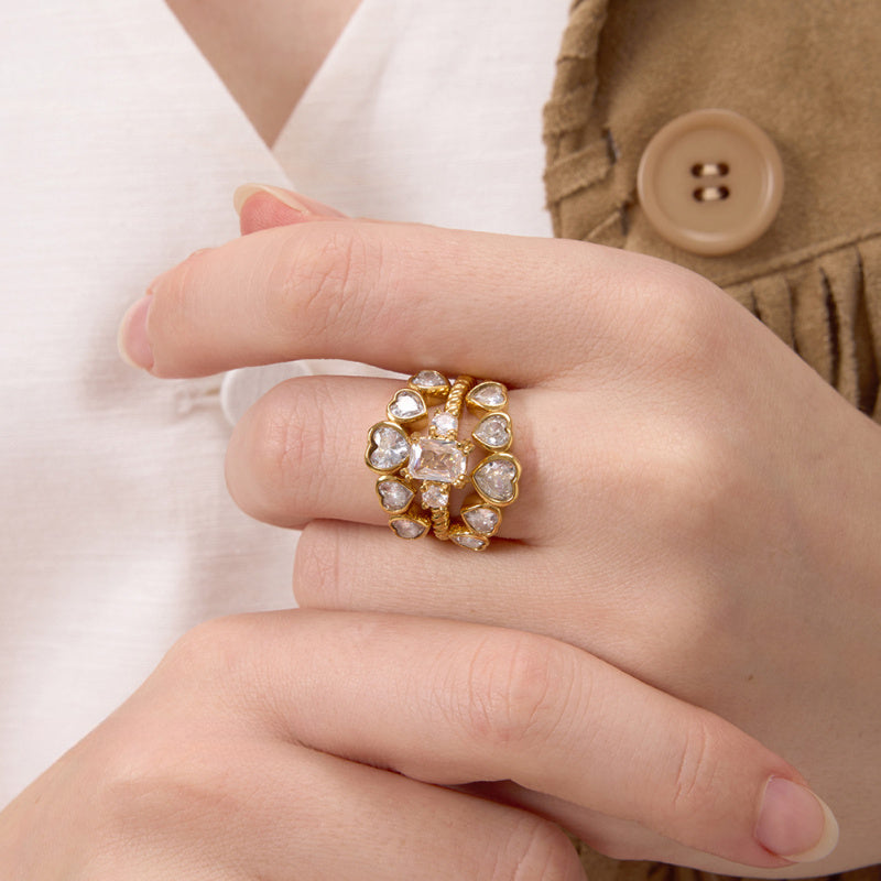 free size ring stainless steel