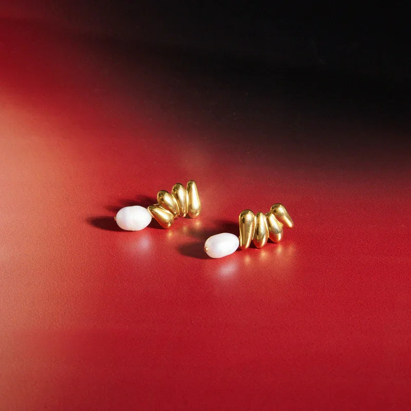 fresh water pearl earrings