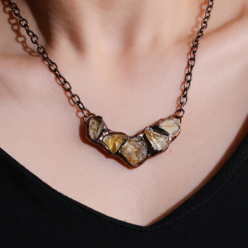 gem necklaces