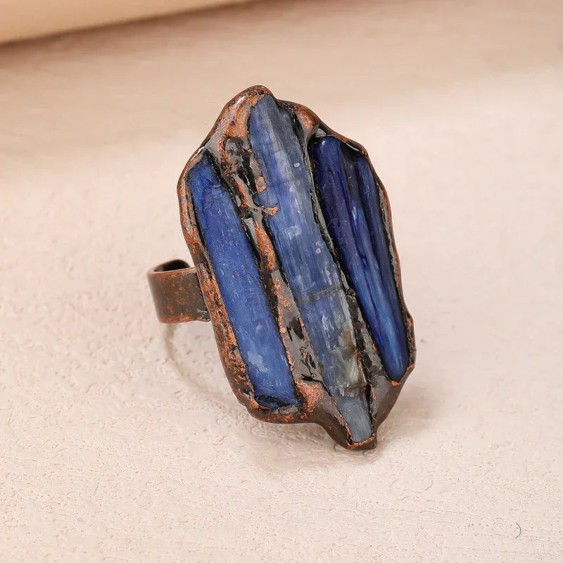 gemstone band rings