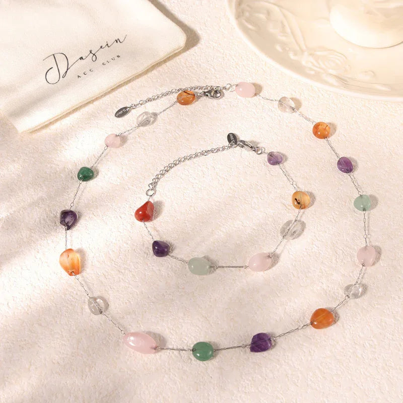 gemstone beaded bracelets