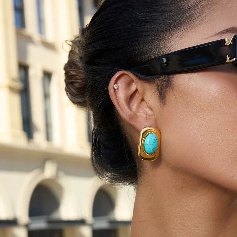 gemstone earrings