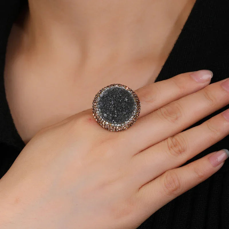 gemstone engagement ring