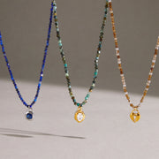 gemstone holder necklace